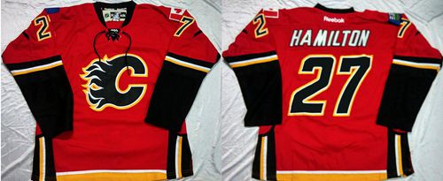 Dougie Hamilton Calgary Flames red Home jersey