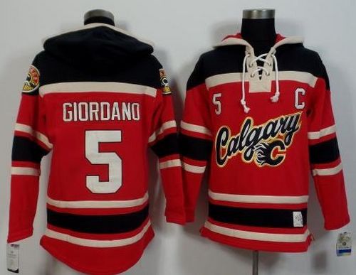 Mark Giordano Calgary Flames red-black jersey