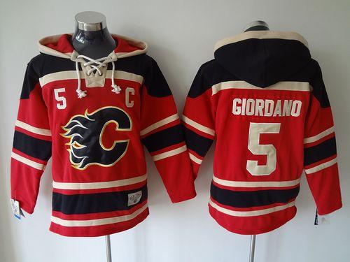 Mark Giordano Calgary Flames red jersey