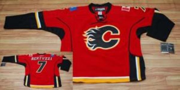 Todd Bertuzzi Calgary Flames red jersey