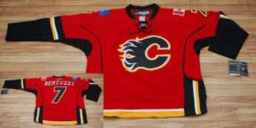 Todd Bertuzzi Calgary Flames red jersey