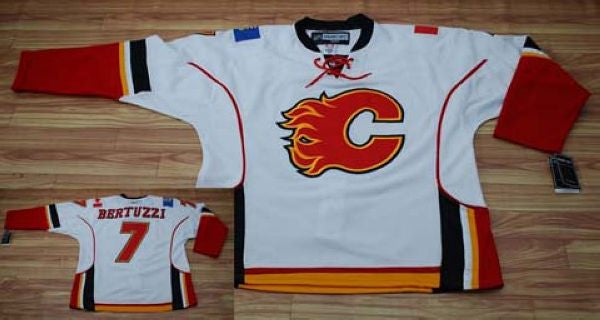 Todd Bertuzzi Calgary Flames white jersey
