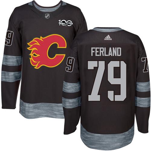 Michael Ferland Calgary Flames black jersey