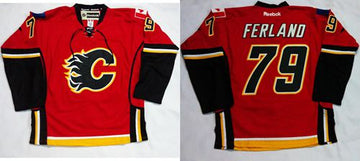 Michael Ferland Calgary Flames red Home jersey