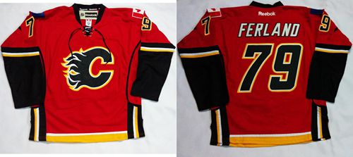 Michael Ferland Calgary Flames red Home jersey