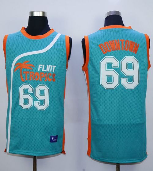 Downtown Flint Tropics blue jersey