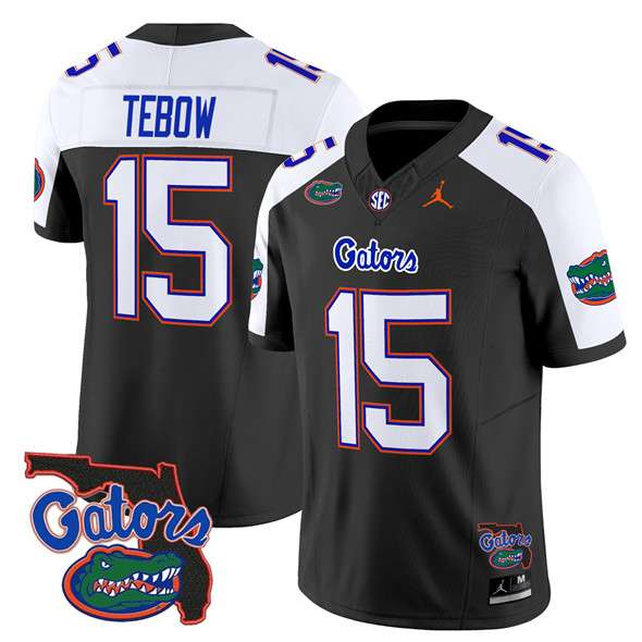 Tim Tebow Florida Gators black FUSE jersey