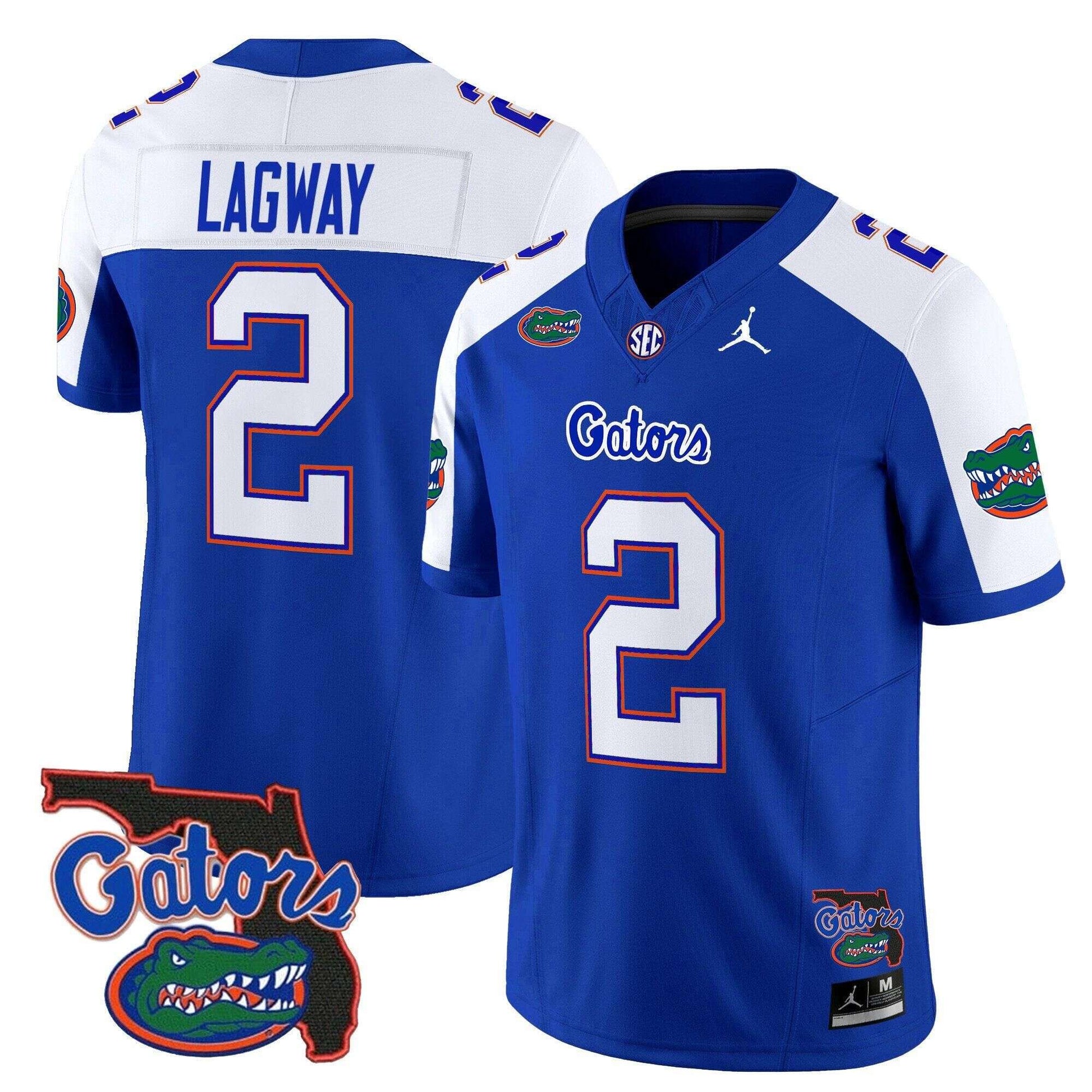 DJ Lagway Florida Gators royal FUSE jersey