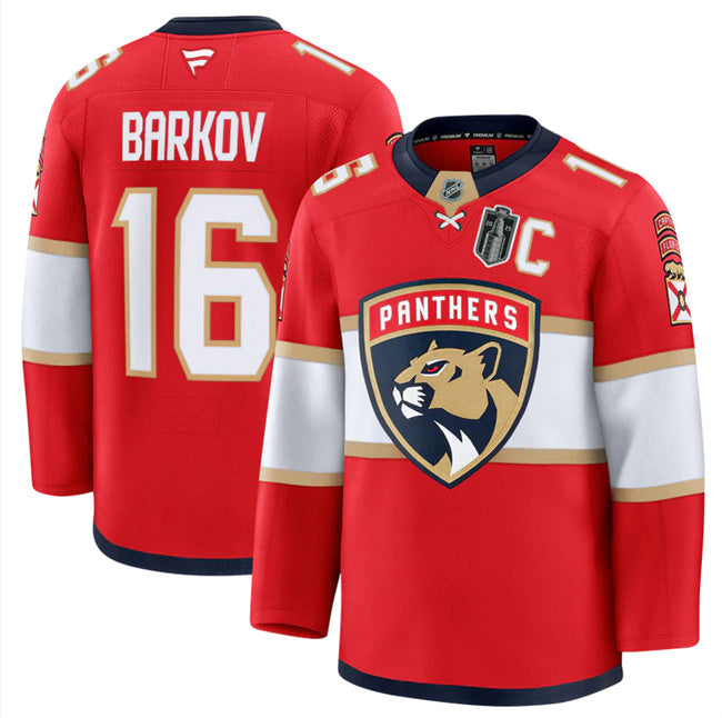 Aleksander Barkov Florida Panthers red jersey