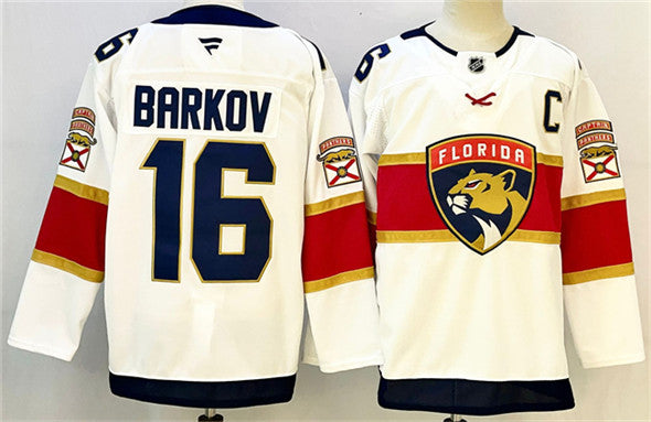 Aleksander Barkov Florida Panthers white Home jersey