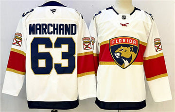 Brad Marchand Florida Panthers white Home jersey