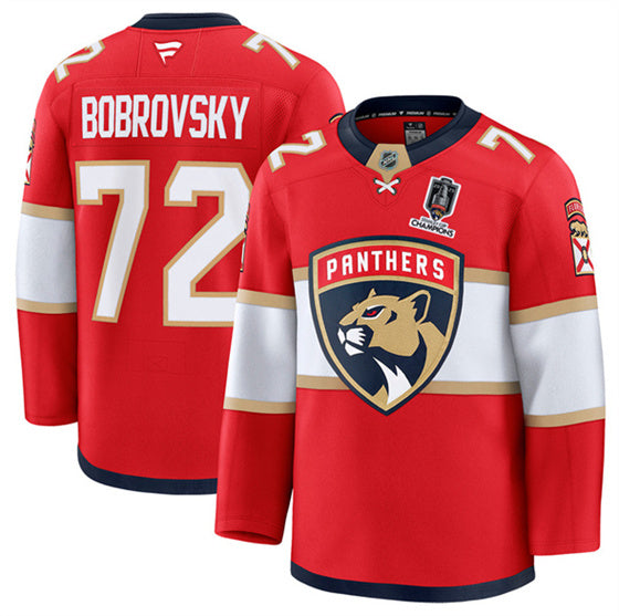 Sergei Bobrovsky Florida Panthers red Home jersey