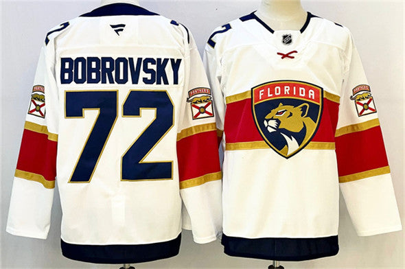 Sergei Bobrovsky Florida Panthers white Home jersey
