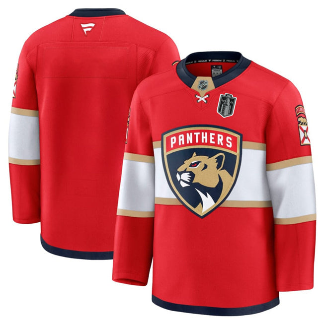 Custom Florida Panthers red jersey