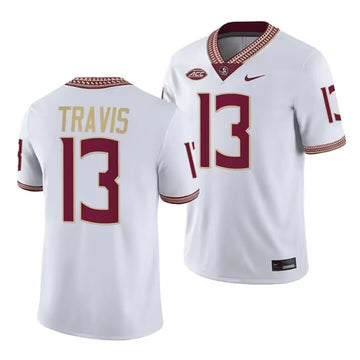Jordan Travis Florida State Seminoles white jersey