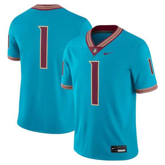 Florida State Seminoles teal Game jersey