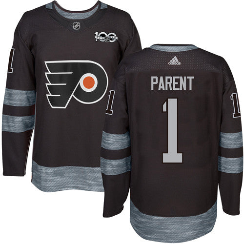 Bernie Parent Philadelphia Flyers black jersey