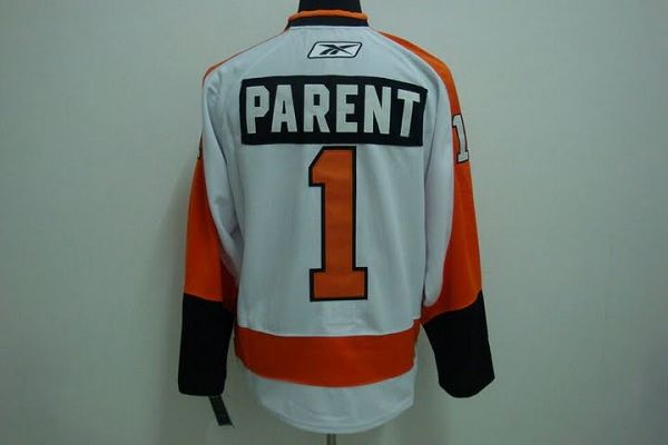 Bernie Parent Philadelphia Flyers white Winter Classic jersey