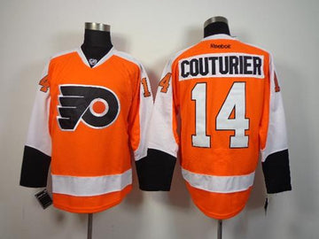 Sean Couturier Philadelphia Flyers orange jersey