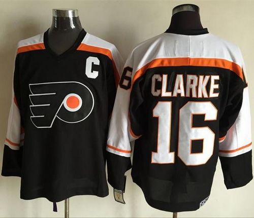 Bobby Clarke Philadelphia Flyers black Throwback jersey