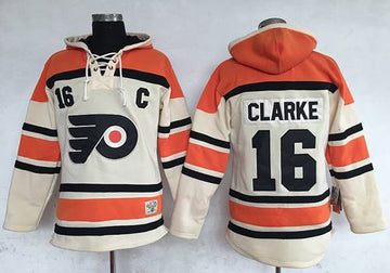 Bobby Clarke Philadelphia Flyers cream jersey