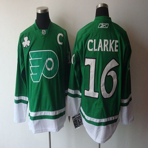 Bobby Clarke Philadelphia Flyers green jersey