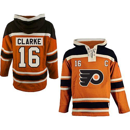 Bobby Clarke Philadelphia Flyers orange jersey