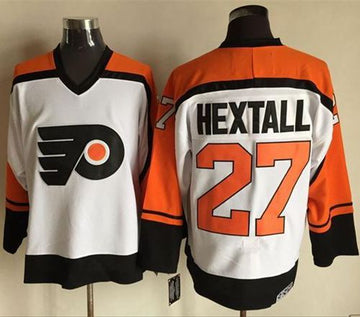 Ron Hextall Philadelphia Flyers white-black Throwback jersey