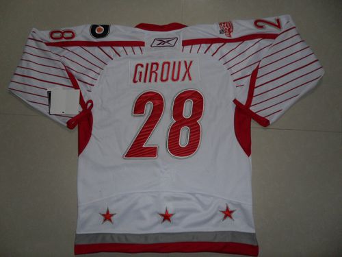 Claude Giroux Philadelphia Flyers white jersey