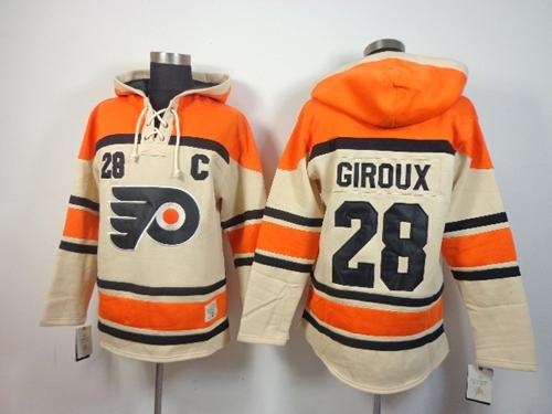 Claude Giroux Philadelphia Flyers cream jersey