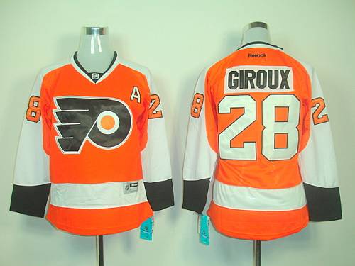 Claude Giroux Philadelphia Flyers orange Home jersey