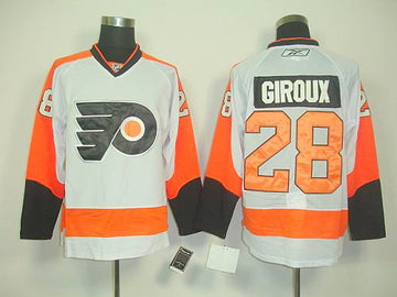 Claude Giroux Philadelphia Flyers white Road jersey