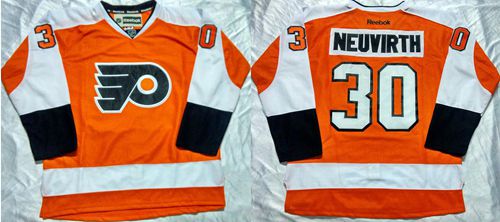 Michal Neuvirth Philadelphia Flyers orange Home jersey
