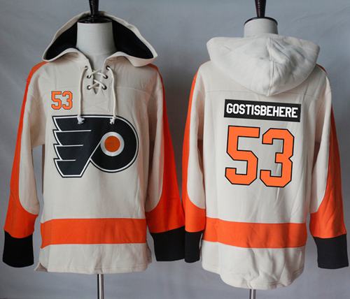 Shayne Gostisbehere Philadelphia Flyers cream jersey