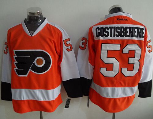 Shayne Gostisbehere Philadelphia Flyers orange jersey