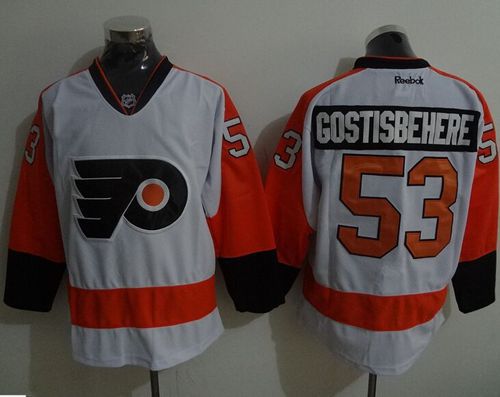 Shayne Gostisbehere Philadelphia Flyers white jersey