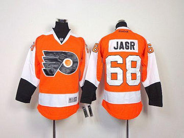 Jaromir Jagr Philadelphia Flyers orange jersey