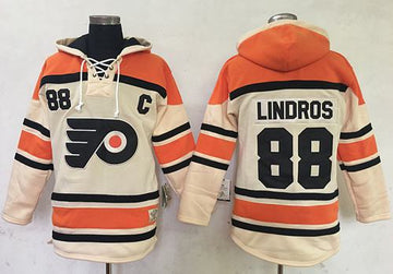 Eric Lindros Philadelphia Flyers cream jersey