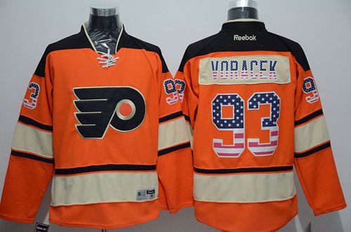 Jakub Voracek Philadelphia Flyers orange Alternate jersey