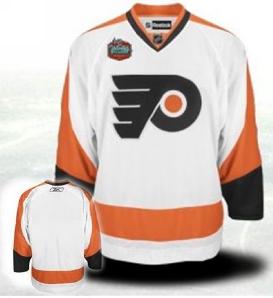 Custom Philadelphia Flyers white Winter Classic jersey