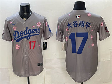 Shohei Ohtani Los Angeles Dodgers gray Limited jersey