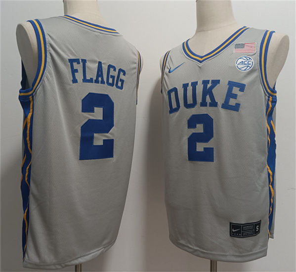 Cooper Flagg Duke Blue Devils grey jersey