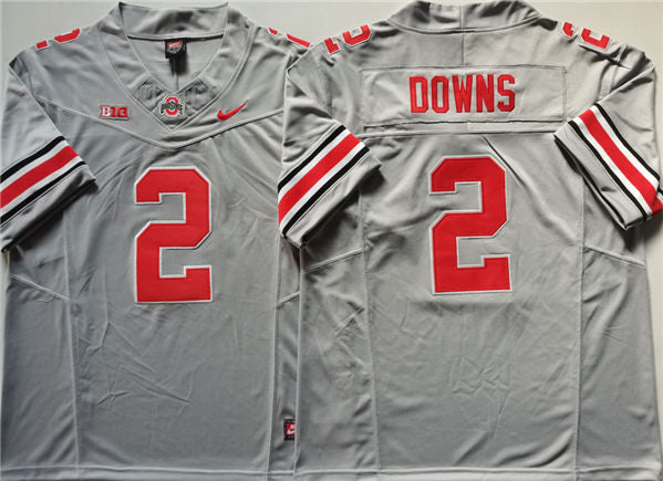Emeka Egbuka Ohio State Buckeyes gray Limited jersey