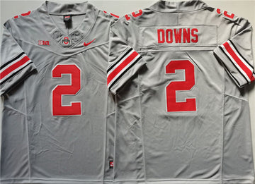 Emeka Egbuka Ohio State Buckeyes gray Limited jersey