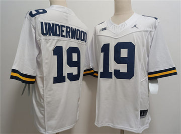 Bryce Underwood Michigan Wolverines white jersey