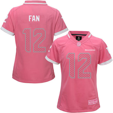 Fan Seattle Seahawks pink jersey