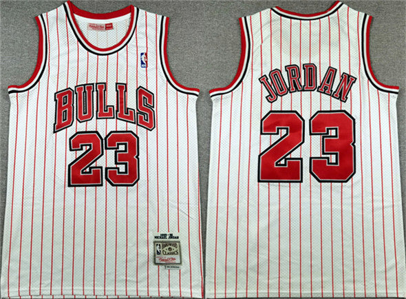 Michael Jordan Chicago Bulls white jersey