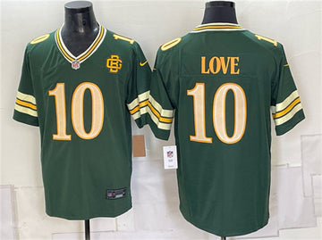 Jordan Love Green Bay Packers green Limited jersey