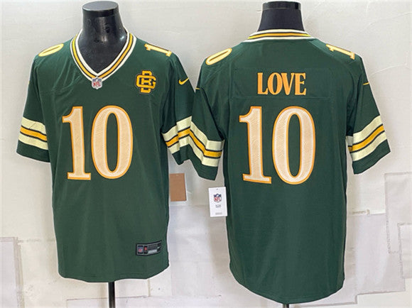 Jordan Love Green Bay Packers green Limited jersey