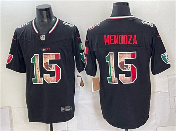 Fernando Mendoza Las Vegas Raiders black Vapor jersey